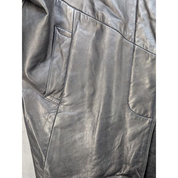 George Kriss by Maryse Roye Leather Jacket Made in Canada Womens Size 10 Vintage - Picture 5 of 12